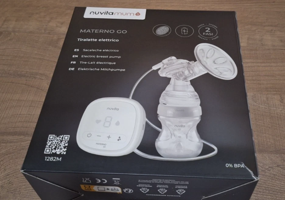 Tiralatte Elettrico Ricaricabile Nuvita Materno Go 1282M. Come nuovo - Immagine 1 di 1