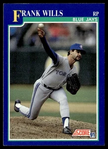 1991 Score Frank Wills Toronto Blue Jays #521 - Picture 1 of 2