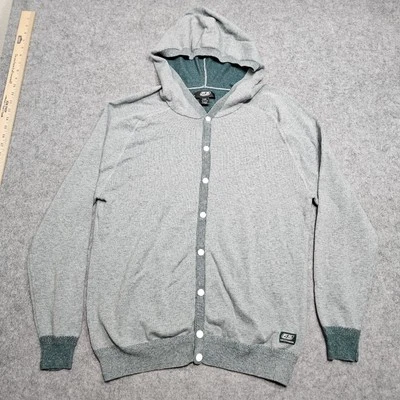 VTG 55 DSL Diesel Hooded Cardigan Sweater Mens XXL Wool Blend Knit 90s Y2K - Image 1 of 4