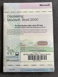 Discovering Microsoft Word 2000 OEM Software - CD & Licence Key: Sealed Unopened - Picture 1 of 2