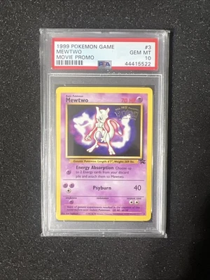 Pokemon PSA 10 1999 Movie Mewtwo Promo - Image 1 of 2