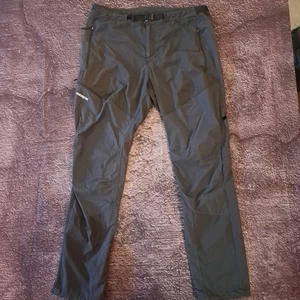 Patigonia Mens Altvia Alpine Pants 36 Grey Belted - Picture 1 of 7