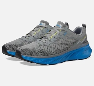 Skechers Relaxed Fit: Edgeride - Enzoh Men’s Athletic Sneakers Grey/ Blue - Picture 1 of 6