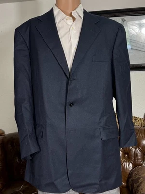 Traje Blazer Ralph Lauren Etiqueta Púrpura 100% Cachemira Azul Marino Hecho en Inglaterra 44 Foto 1 de 4