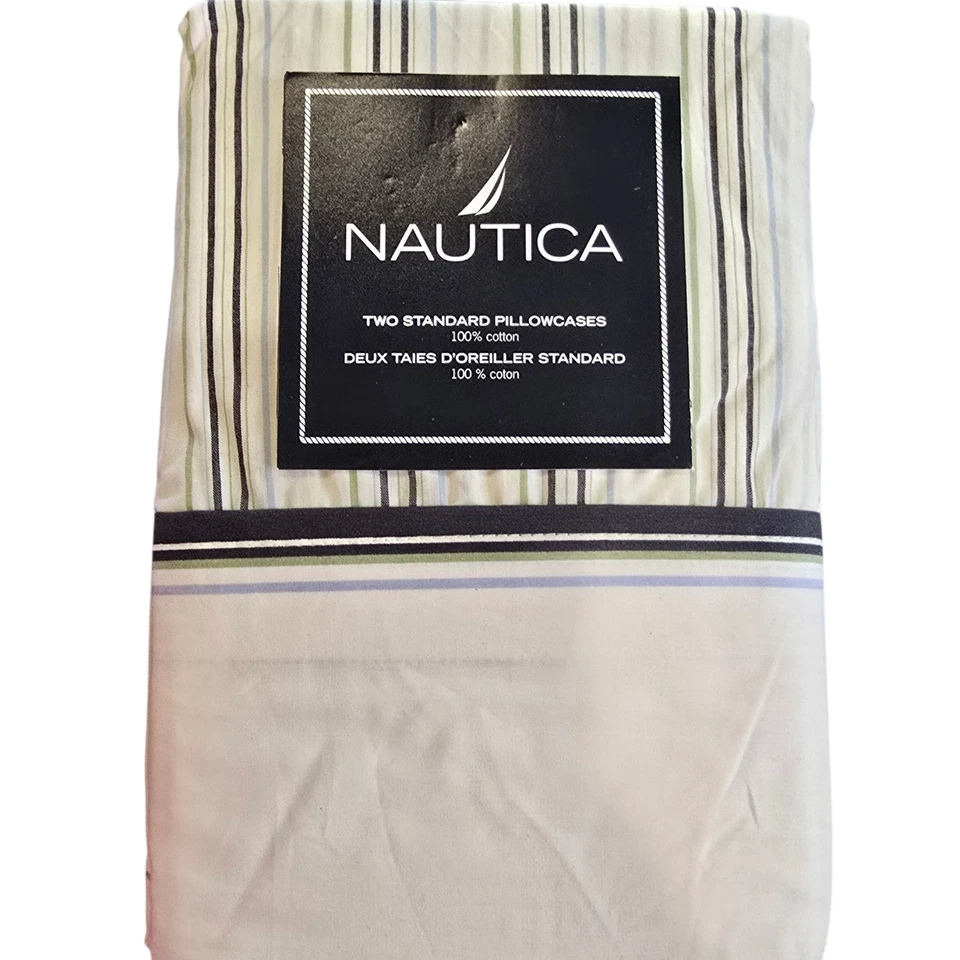 Стандартные наволочки Nautica Crosby НОВЫЕ  - Изображение 1 из 1