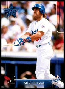 Donruss Rookies & Stars Mike Piazza #200 2002 Los Angeles Dodgers C MLB Key  - Imagen 1 de 2
