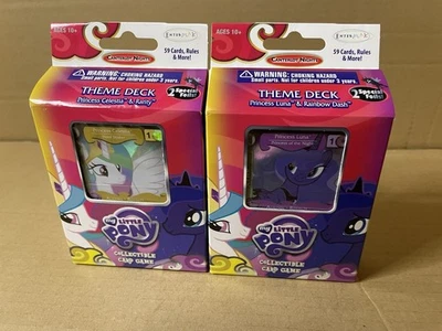 Juego de Cartas My Little Pony Canterlot Noches Princesa Celestia y Luna Mazos Temáticos Foto 1 de 4