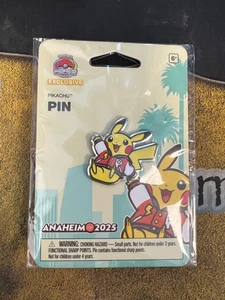 Pokémon SEALED 2025 World Championships Anaheim, CA Varsity Pikachu Pin!! - Picture 1 of 2
