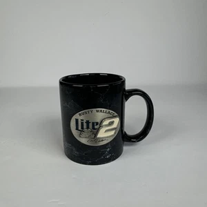 Taza de café Rusty Wallace Miller Lite aspecto mármol - Imagen 1 de 9
