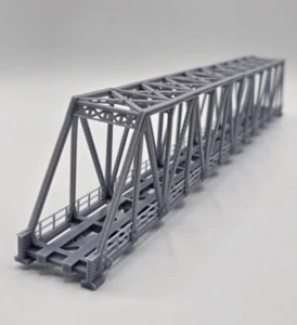 N Scale Classic Truss Bridge 1:160 – Modular Design - Picture 1 of 7