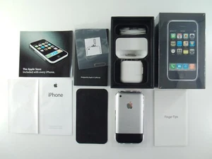 Apple iPhone 2g 8gb 1st Generation *Matching Box - Complete Set NEAR MINT* - Picture 1 of 24