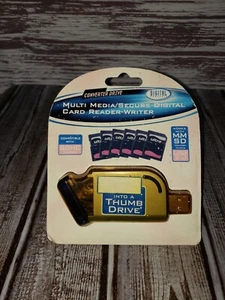 Flash Memory Card Reader and Writer USB 2.0 SD MMC Digital Concepts - Picture 1 of 4