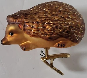 Alte Welt Weihnachten Igel (12263) Clip-On Glas Ornament-EUC - Bild 1 von 6