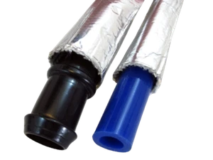 Seamless HEAT SLEEVE Insulating Hose Wrap Tube Reflective Shield 1m X 10mm ID. - Picture 1 of 3