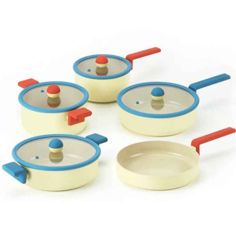 [NEOFLAM] Danish Pot & Frying Pan Set of 5 / Express / Genuine / Cookware - Image 1 of 1