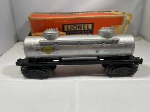 LIONEL POSTWAR O GAUGE 6465 SUNONO TWO DOME TANK CAR with Original Box 1950-1952 - Picture 1 of 12