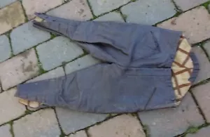 Flieger / Kradfahrer Hose Stiefelhose Breeches Leder B - Bild 1 von 10