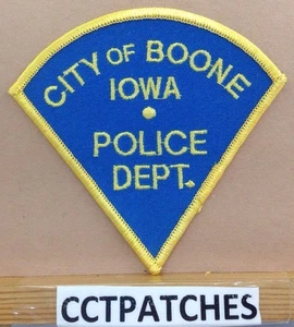 CITY OF BOONE, IOWA POLICE SHOULDER PATCH IA - Bild 1 von 2