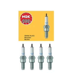 NGK Standard Spark Plug Set 4PCS 1988-2017 for Kawasaki Suzuki Yamaha 4548 CR9EK - Picture 1 of 3