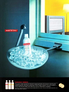 DANZKA VODKA AD #4 RARE 2004 OUT OF PRINT  - Picture 1 of 1