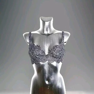 Blues Cotton Club Lingerie exklusiver Bügel BH Schwarz aus Spitze 75 B *Luxus - Bild 1 von 4