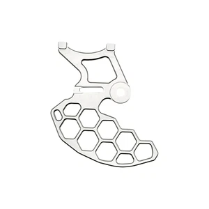 Surron Light Bee Custom Rear Brake Disc Guard Reinforced Silver made in EU - Picture 1 of 6