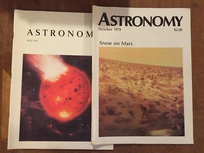 ASTRONOMY MAGAZINE LOT X28 ISSUES- 1970-80'S-  - Image 1 of 4
