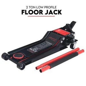 2 Ton Low Profile Trolley Jack Hydraulic Floor Car Lifter Dual Pump 70-610MM - Picture 1 of 6