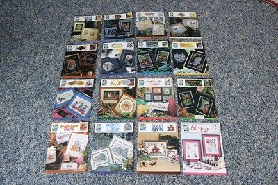 TRUE COLORS CROSS STITCH KING FISH ANIMALS LOON JUNGLE WOLVES Leaflet UPICK - Image 1 of 4