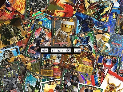 Lego Ninjago Serie 4 Trading Card Game aus allen 252 Sammelkarten aussuchen Neu