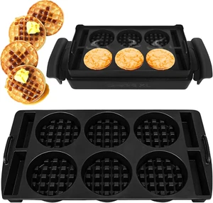 BYKITCHEN Silikon Waffelplatten Für Tefal Optigrill+ XL Kontaktgrill & Tefal Opt - Bild 1 von 12