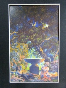 Maxfield Parrish Art Postcard Print - REVERIES (THE FOUNTAIN) 1926 - Picture 1 of 3