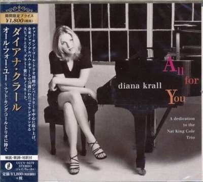 Diana Krall NEW CD "All For You (A Dedication To The Nat King Cole)" Japan OBI - Image 1 of 2