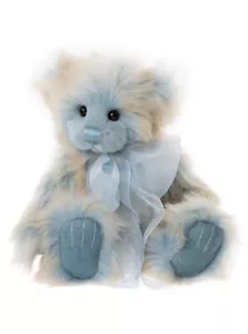 Charlie Bears Tuesday Blue Plush Teddy Bear - Soft, Cute & Huggable - Picture 1 of 4