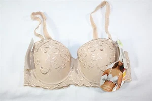 936X10 Maidenform 06539 Convertible Push-Up Bra 36B Beige - Picture 1 of 2
