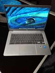 HP Chromebook 14a-na0004sl, Intel Celeron N4120, 4GB RAM LPDDR4, eMMC da 64GB, D - Foto 1 di 4