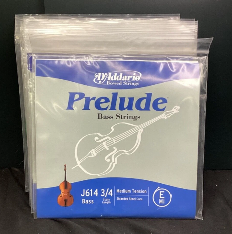 Cuerda contrabajo D'Addario J614 Prelude - tamaño 3/4 tensión media Foto 1 de 1