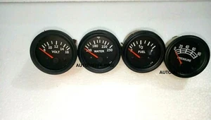 Manometro Pressione Olio Meccanico Temp Elec Volt Carburante 0-90 ohm 2 1/16" 52 mm - Foto 1 di 3