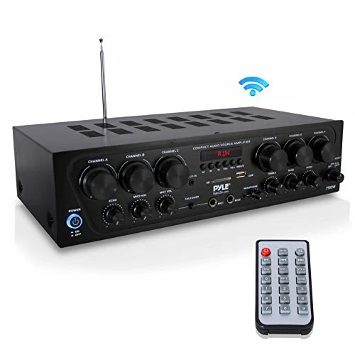 Pyle PTA62BT.5 6 Channel Audio Bluetooth Home Amplifier Receiver System - Image 1 of 1