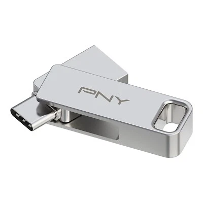Unidad Flash Doble PNY 256GB Duo Link USB 3.2 Tipo-C para Dispositivos Android y Co... Foto 1 de 4
