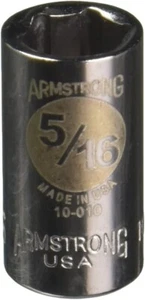 Armstrong 10-010 1/4-Inch Drive 6 Point Standard Socket, 5/16-Inch - Picture 1 of 1