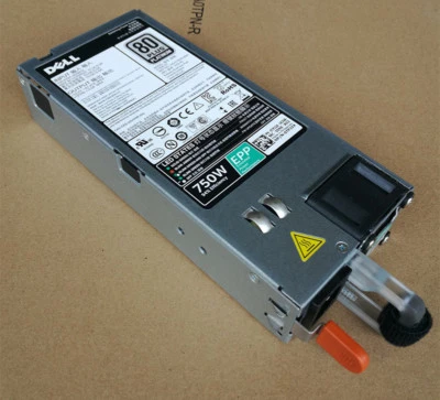 POWER SUPPLY HOTSWAP 750W DELL POWEREDGE SERVER R530 G6W6K HTRH4 TPJ2X KNHJV - Image 1 of 3