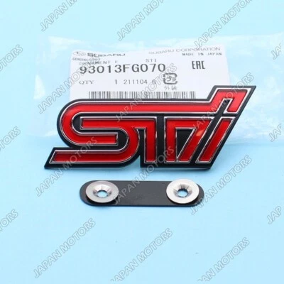 OEM Subaru 2011-2014 Impreza STi parrilla delantera emblema insignia WRX JDM 93013FG070 Foto 1 de 4