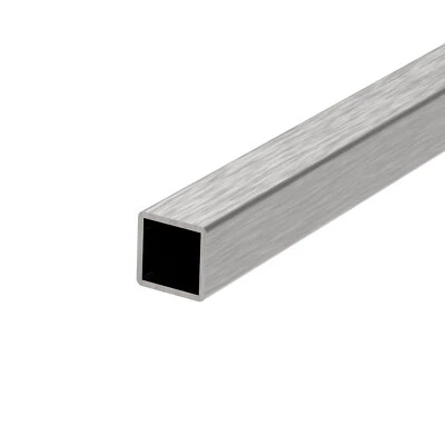 SELLON24 Acciaio Inox V2A Tubo Piazza 12x12x1 MM Ringhiera Quadrato 100-300cm