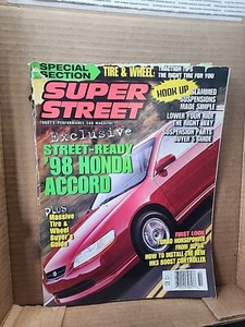 SUPER STREET Magazine -street Ready 98 Honda Accord RARE Vintage, October 1997 - Picture 1 of 15