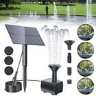 Solar Powered Fountain Submersible Water Pump Garden Pond Pool Feature Kit Panel