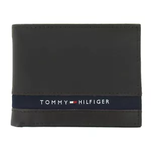 Tommy Hilfiger Hombre Cartera Doble Plegable 2 Pliegues (Marrón) $55 - Imagen 1 de 4