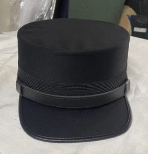 Train Conductor Style Black Kepi - Picture 1 of 19