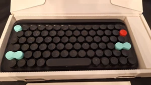 Lofree Dot Black Mechanical Bluetooth Keyboard Mac Complete Windows - Bild 1 von 2