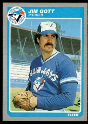 1985 Fleer #105 Jim Gott Toronto Blue Jays - Image 1 of 2